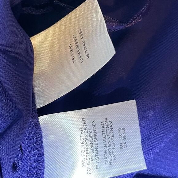 Evan Picone Purple Dress - Picture 3 of 10